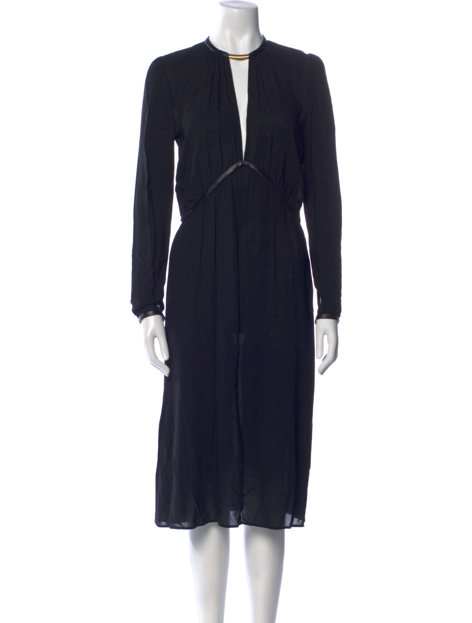 Vanessa Bruno Silk Midi Length Dress