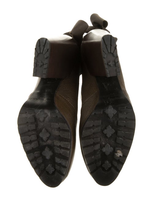 Vanessa Bruno Leather Colorblock Pattern Boots