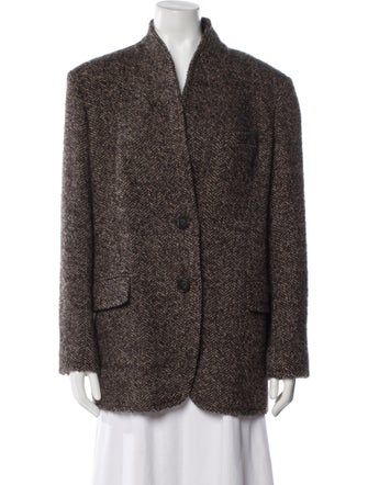 Vanessa Bruno Tweed Pattern Blazer