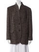 Vanessa Bruno Tweed Pattern Blazer