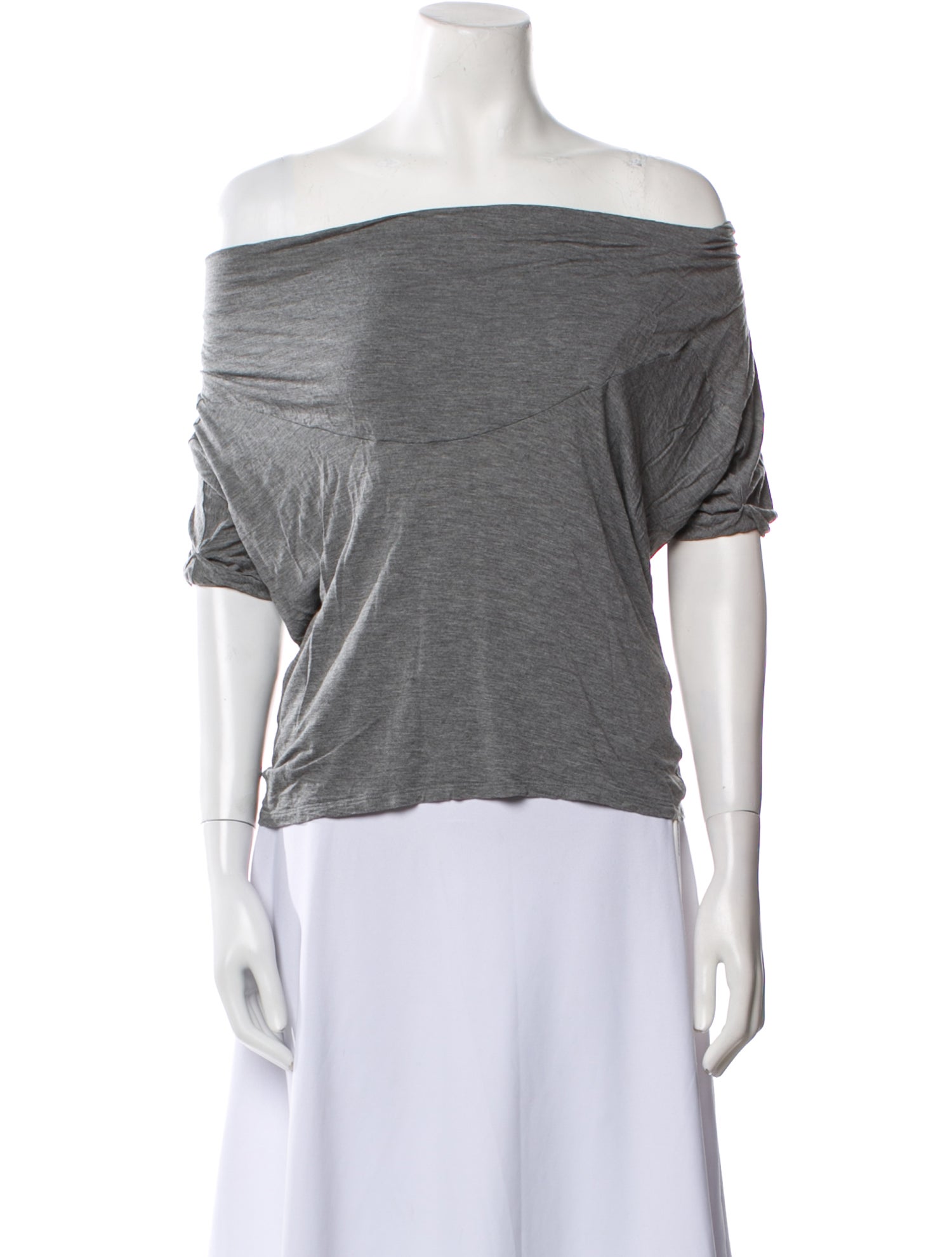 Vanessa Bruno Off-The-Shoulder Short Sleeve Top