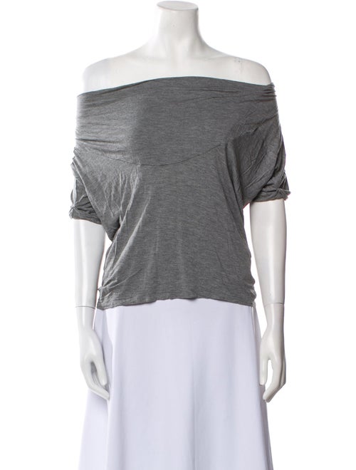 Vanessa Bruno Off-The-Shoulder Short Sleeve Top