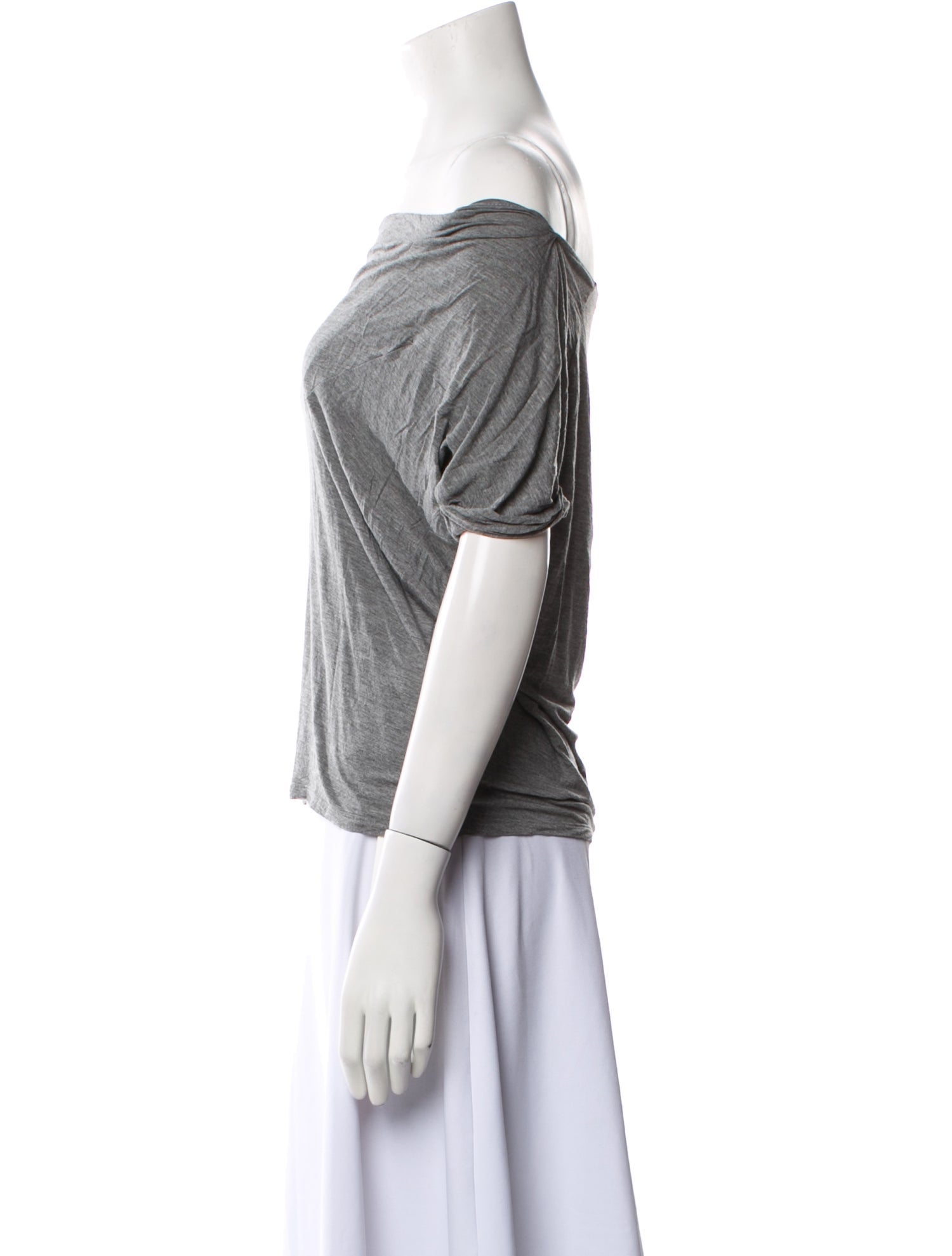 Vanessa Bruno Off-The-Shoulder Short Sleeve Top