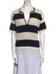 Vanessa Bruno Striped Short Sleeve Polo