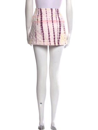 Vanessa Bruno Tie-Dye Print Mini Skirt