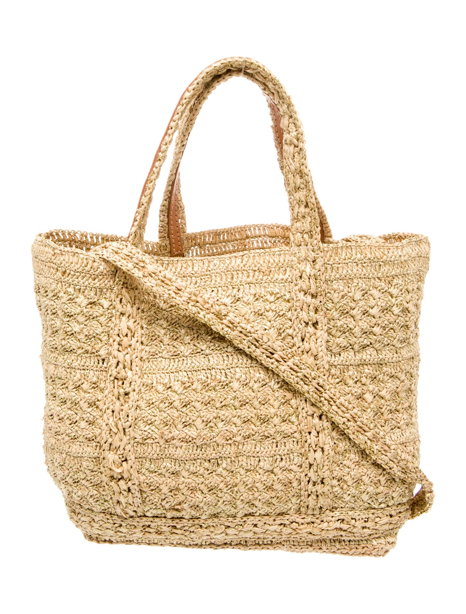 Vanessa Bruno Raffia Top Handle Bag