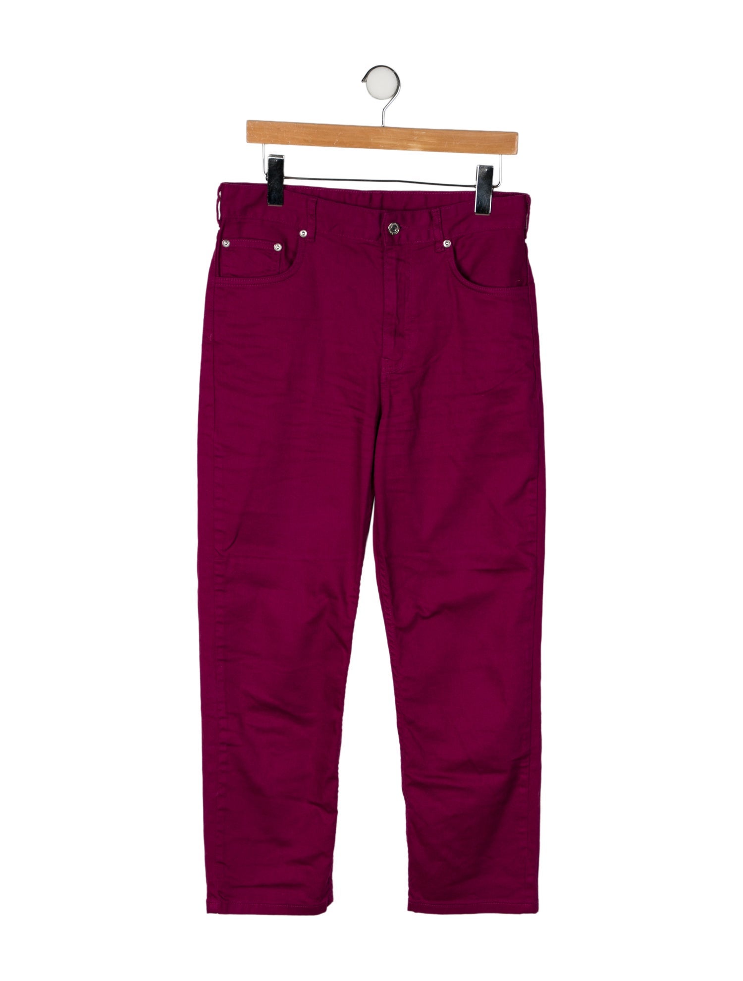 Vanessa Bruno High-Rise Straight Leg Jeans