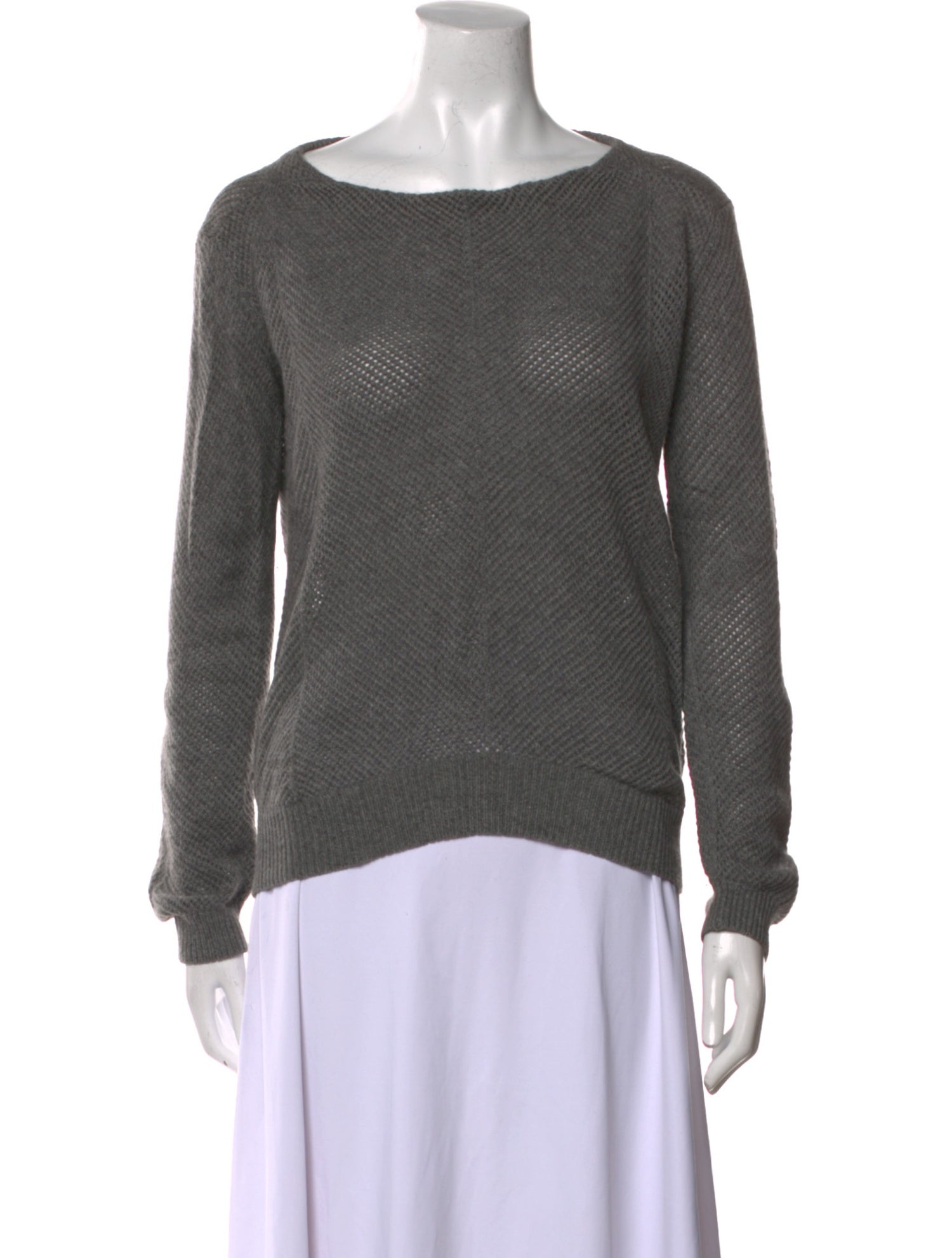 Vanessa Bruno Merino Wool Scoop Neck Sweater
