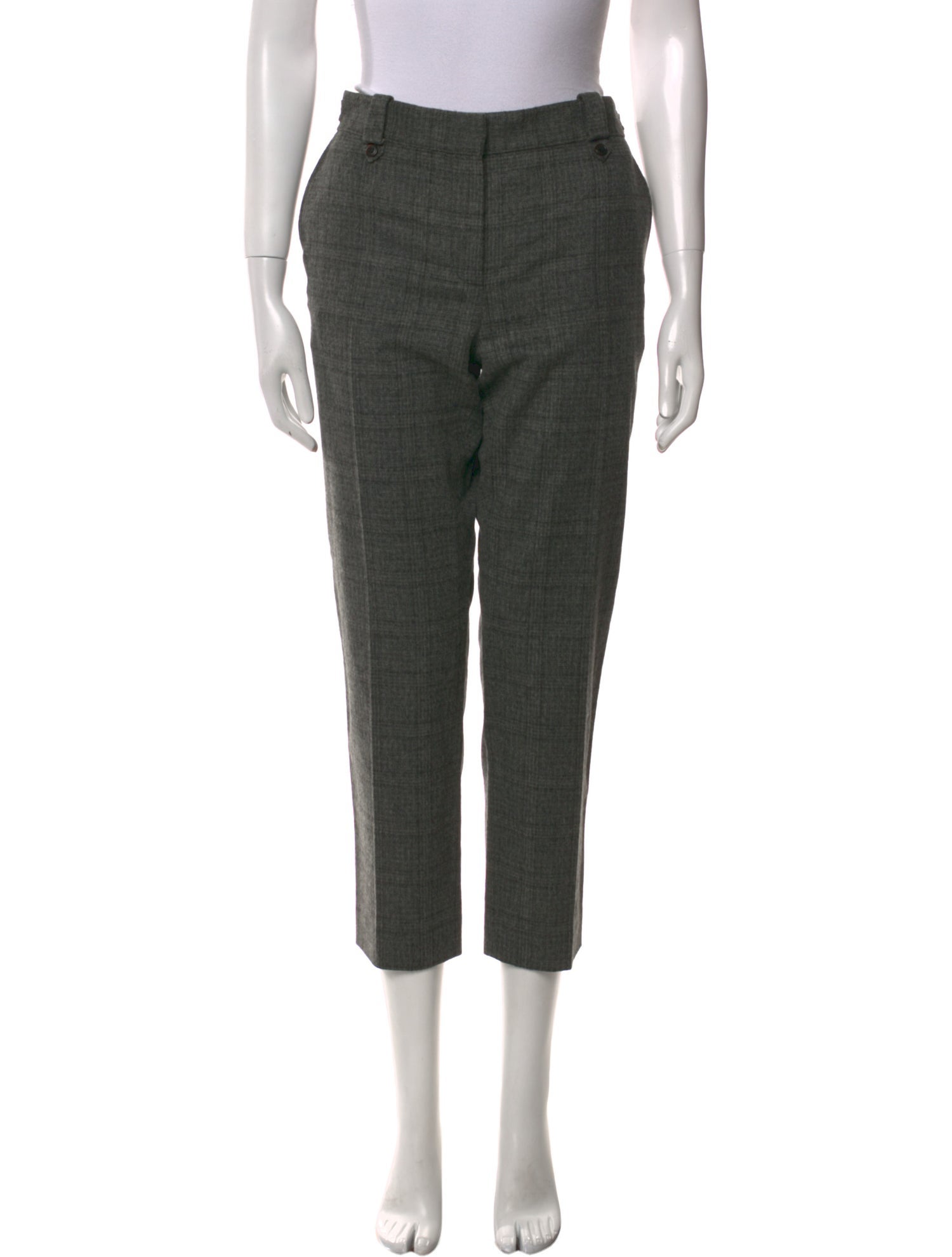 Vanessa Bruno Virgin Wool Straight Leg Pants