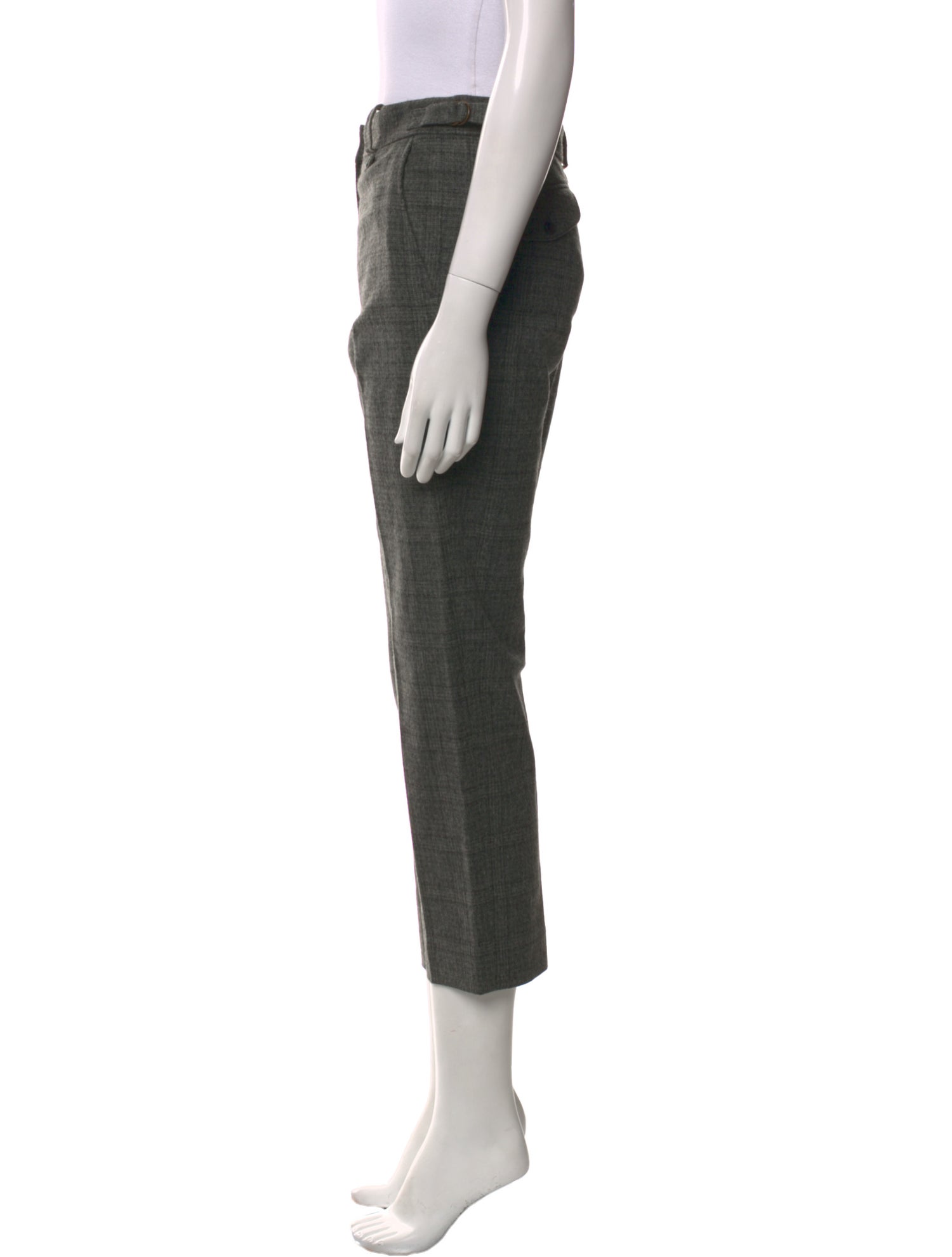 Vanessa Bruno Virgin Wool Straight Leg Pants