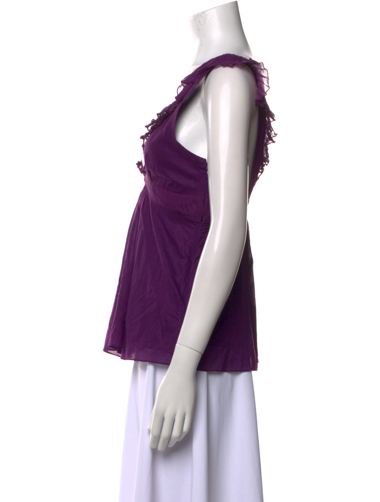 Vanessa Bruno V-Neck Sleeveless Top