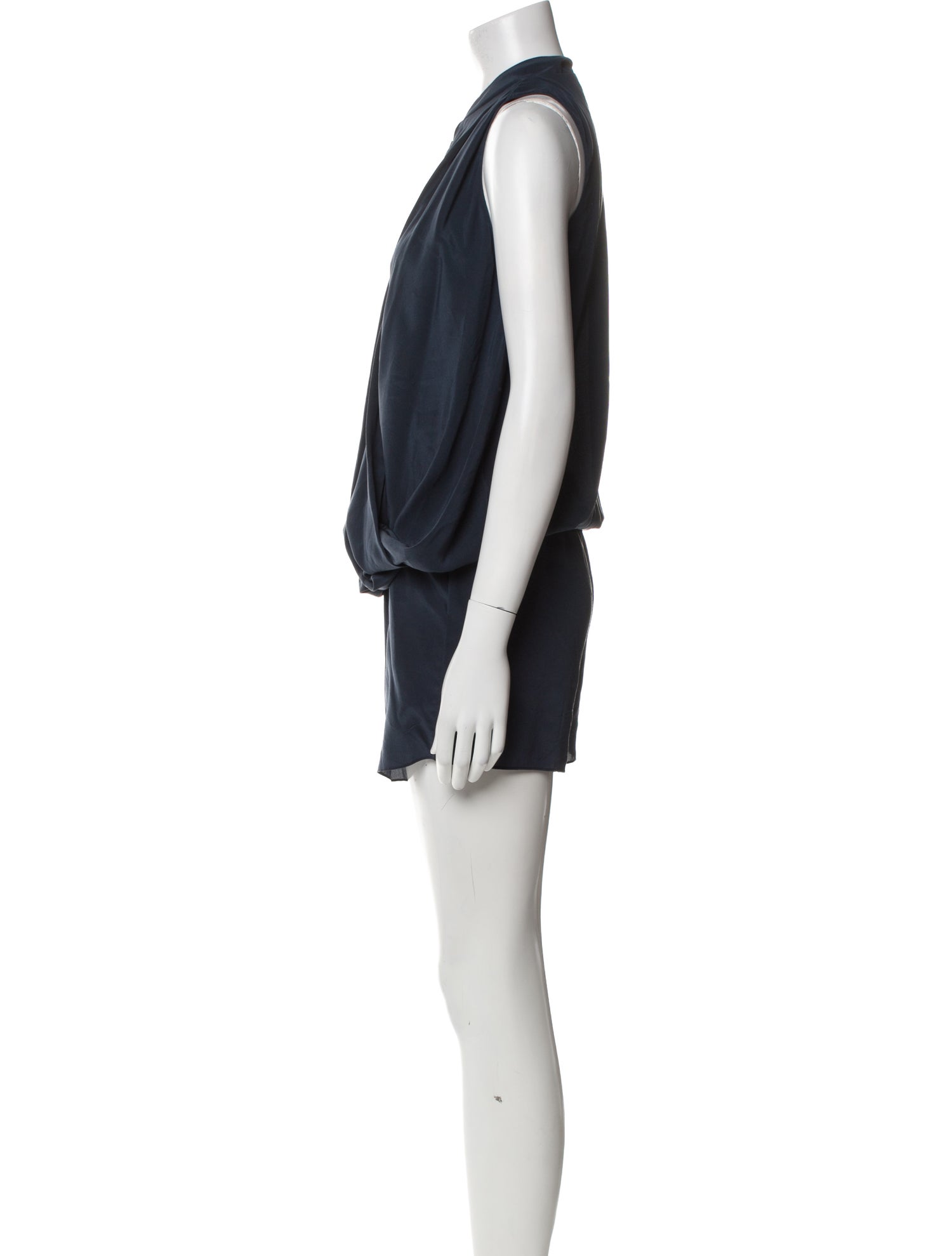 Vanessa Bruno Silk V-Neck Romper