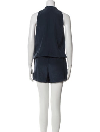 Vanessa Bruno Silk V-Neck Romper