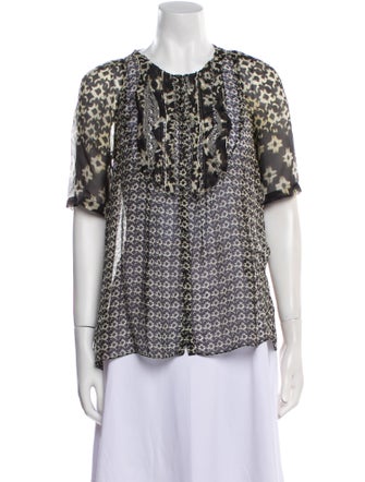Vanessa Bruno Silk Printed Blouse