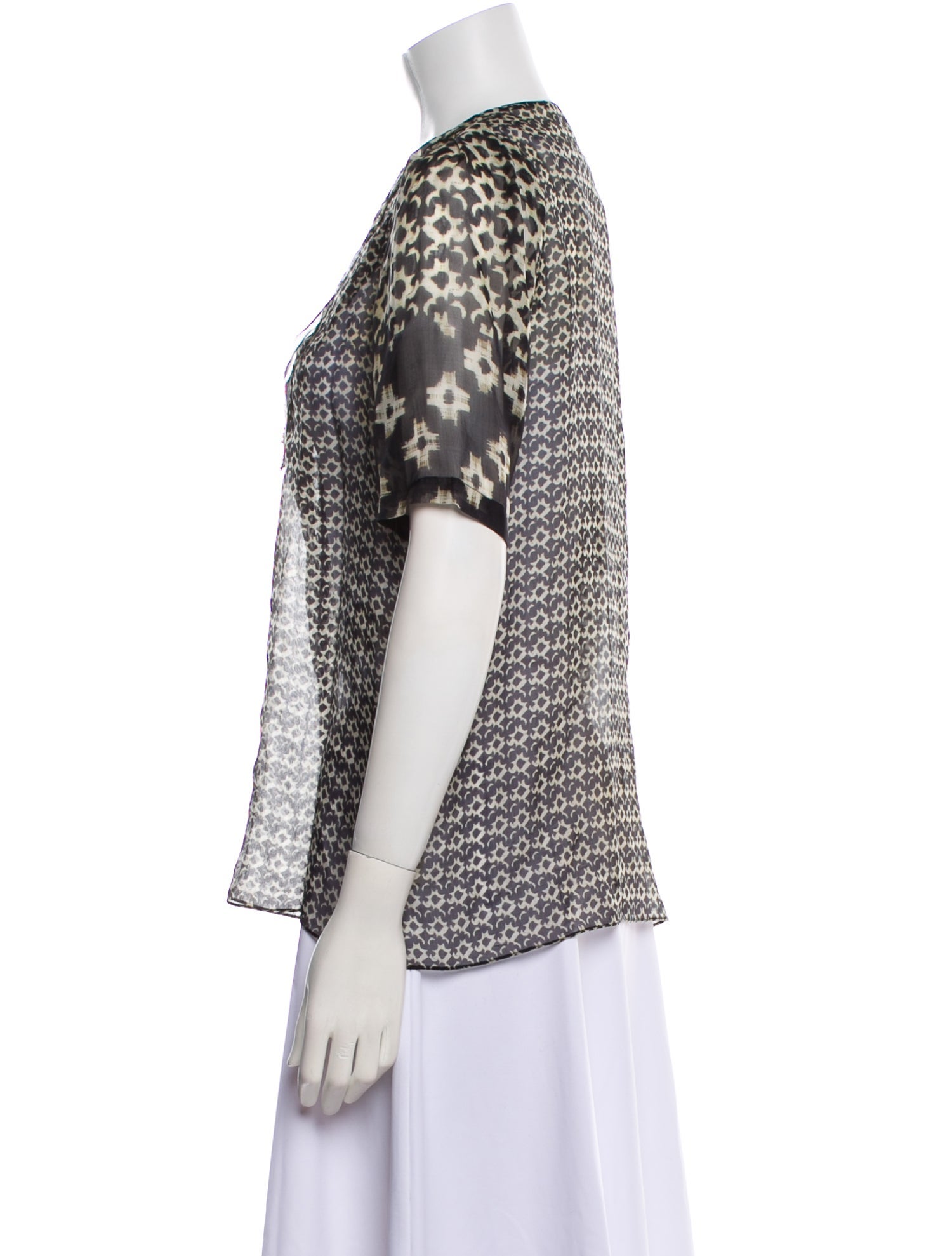 Vanessa Bruno Silk Printed Blouse