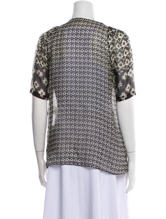 Vanessa Bruno Silk Printed Blouse