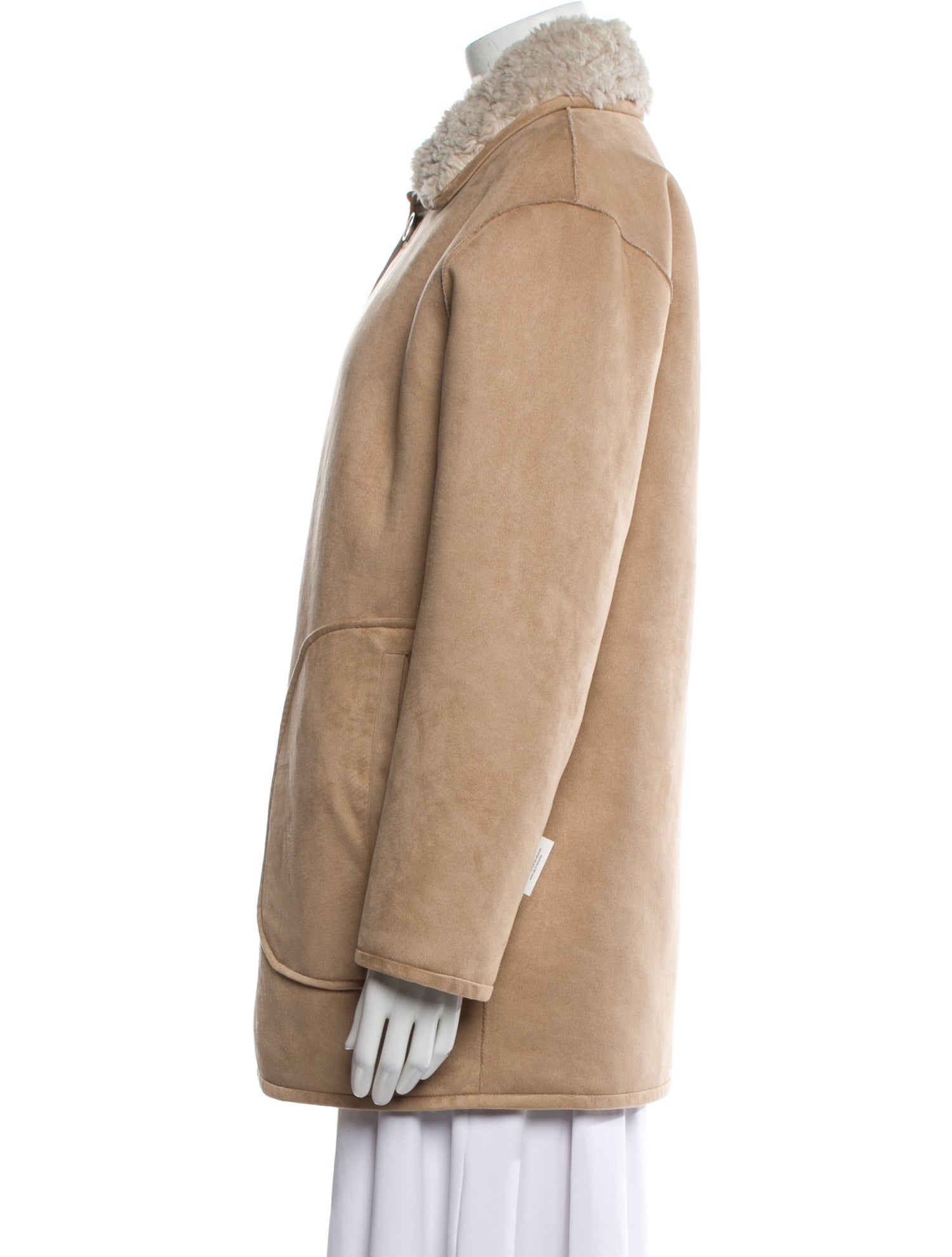 Vanessa Bruno Faux Fur Coat