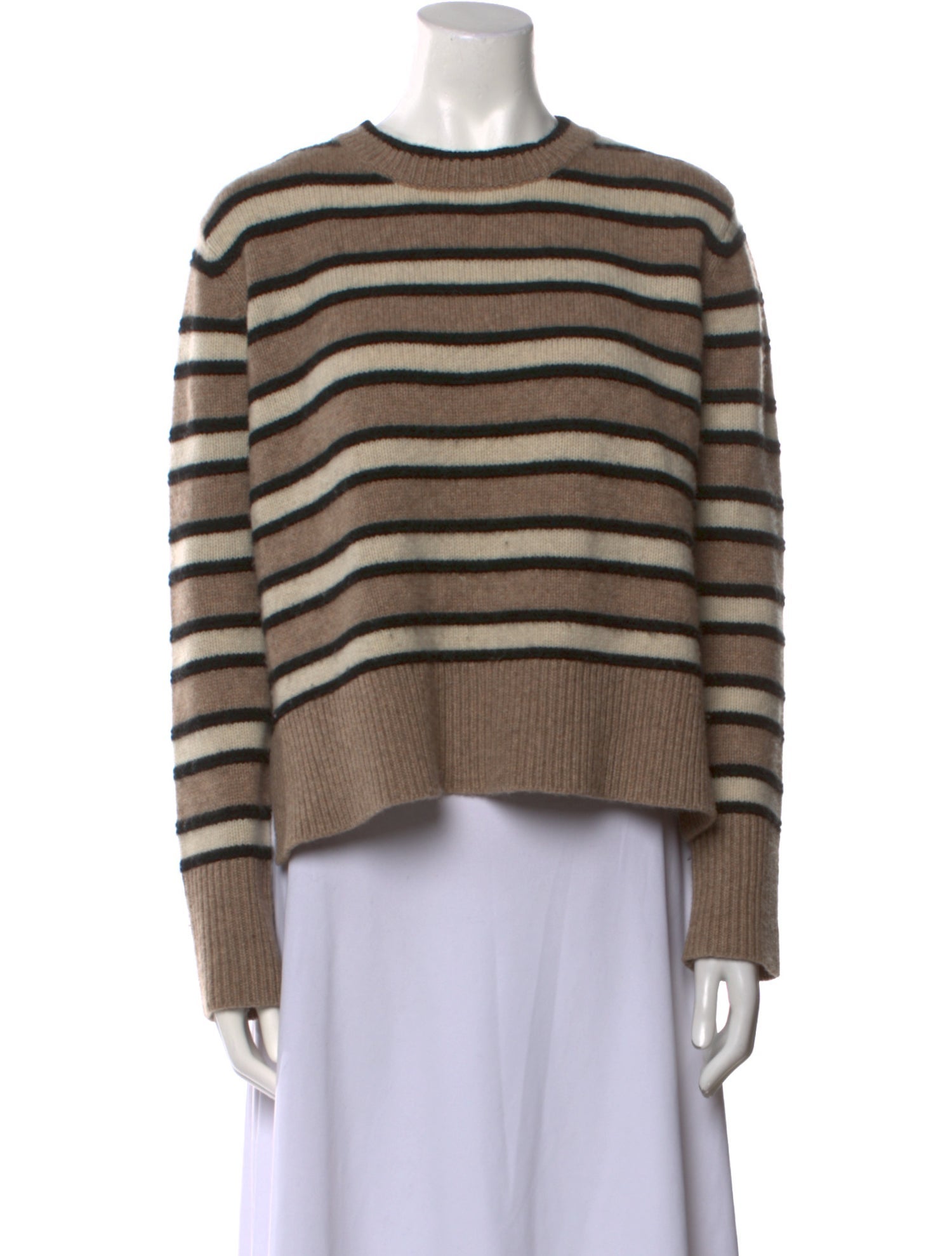 Vanessa Bruno Striped Crew Neck Sweater
