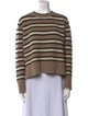 Vanessa Bruno Striped Crew Neck Sweater