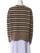 Vanessa Bruno Striped Crew Neck Sweater