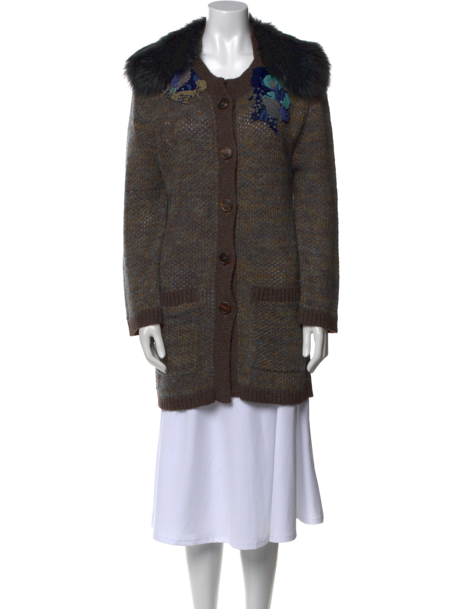 Vanessa Bruno Printed Crew Neck Sweater