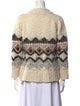 Vanessa Bruno Wool Printed Sweater