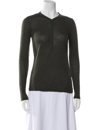 Vanessa Bruno Crew Neck Long Sleeve Top