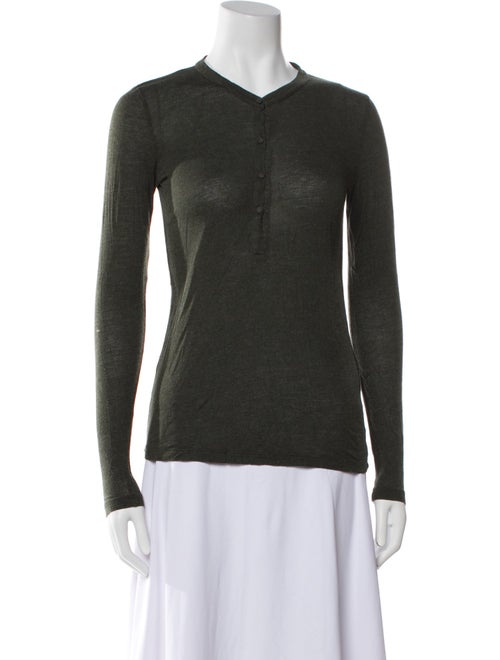 Vanessa Bruno Crew Neck Long Sleeve Top