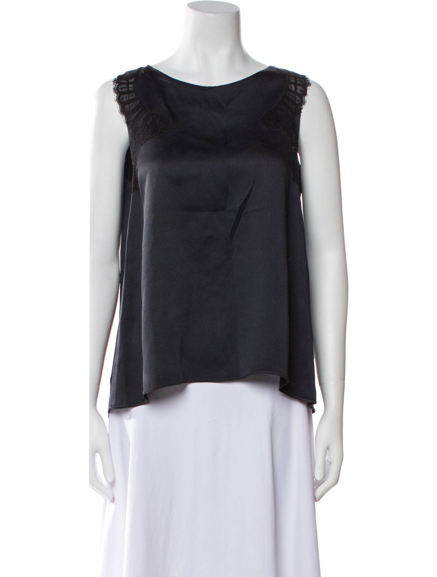 Vanessa Bruno Bateau Neckline Sleeveless Top