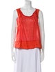 Vanessa Bruno Linen Scoop Neck Top