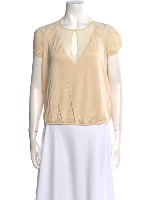 Vanessa Bruno Silk V-Neck Blouse