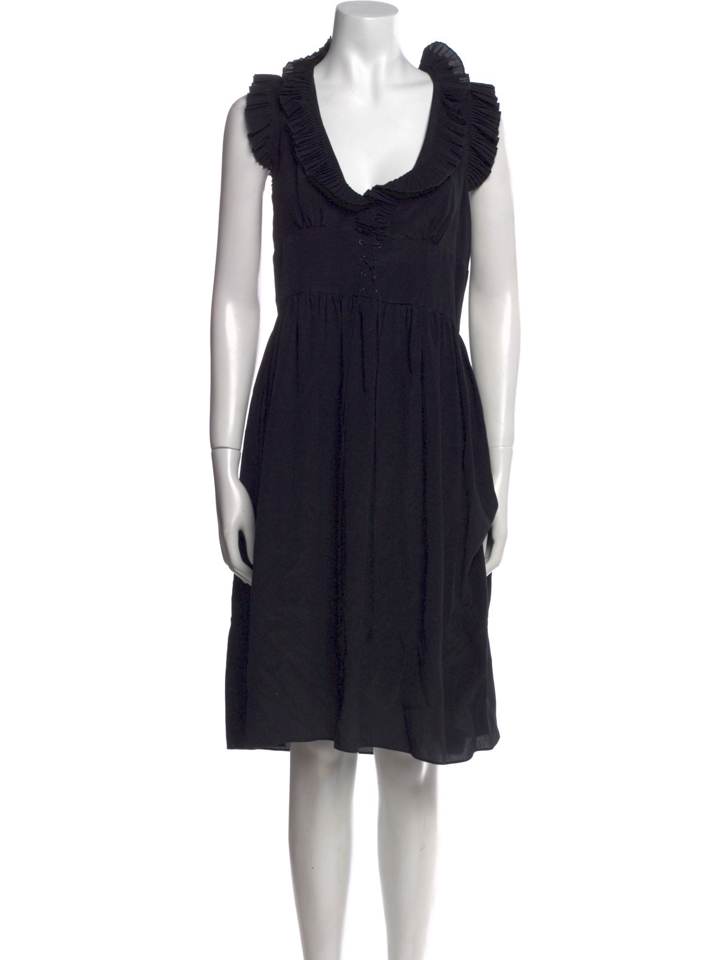 Vanessa Bruno Silk Midi Length Dress