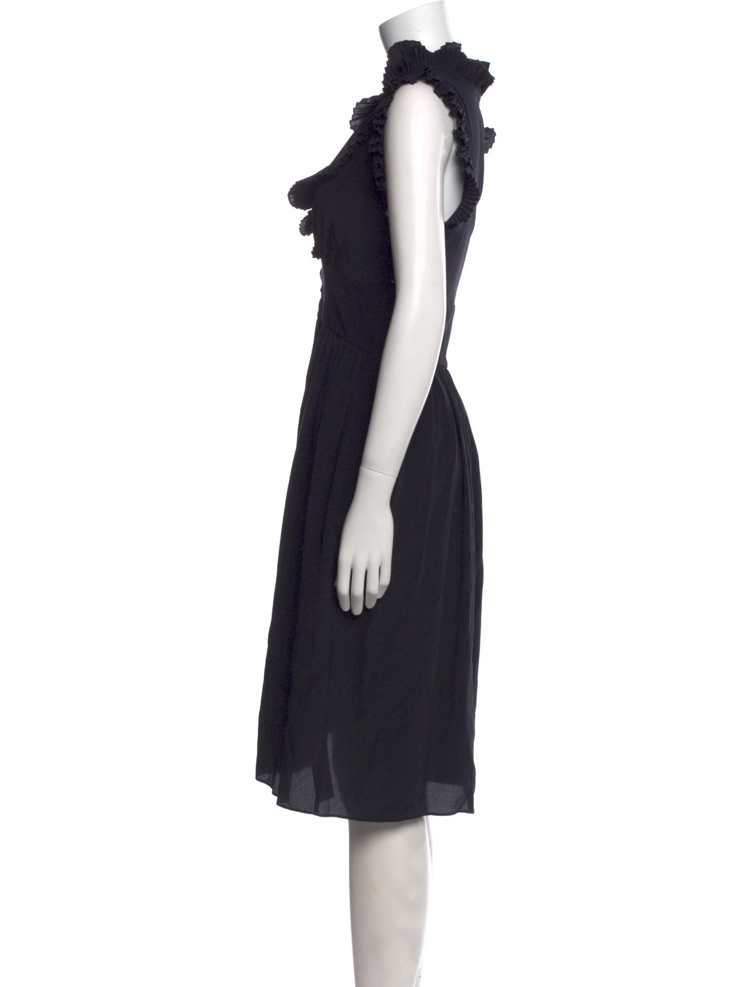 Vanessa Bruno Silk Midi Length Dress