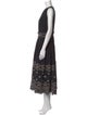 Vanessa Bruno Lace Pattern Long Dress