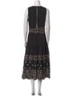 Vanessa Bruno Lace Pattern Long Dress