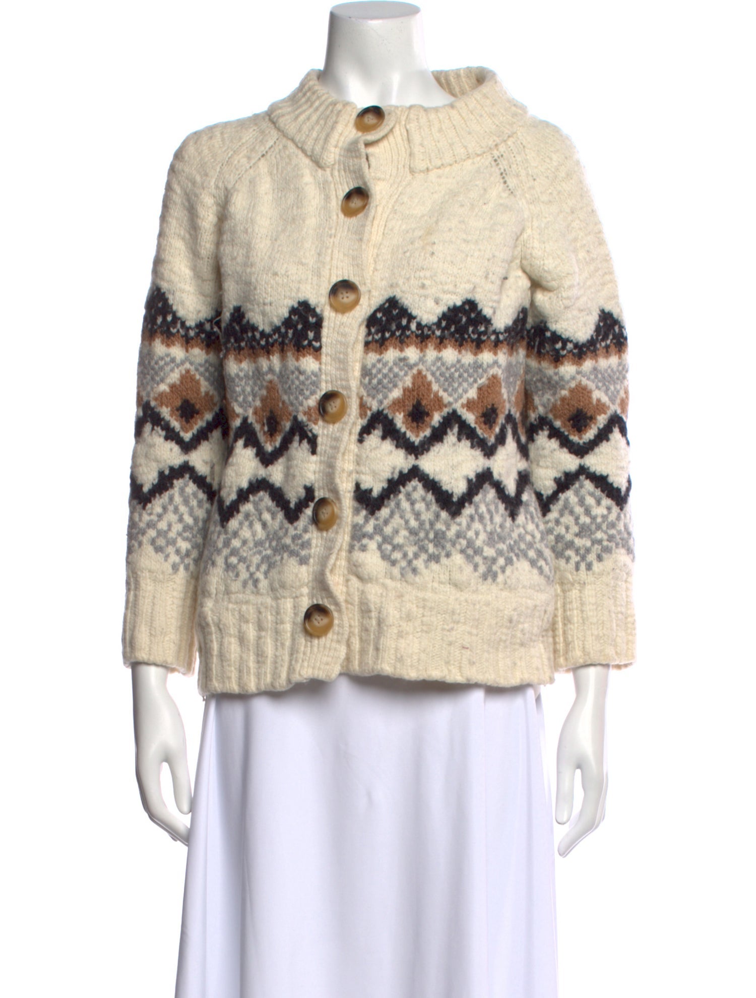Vanessa Bruno Wool Printed Sweater
