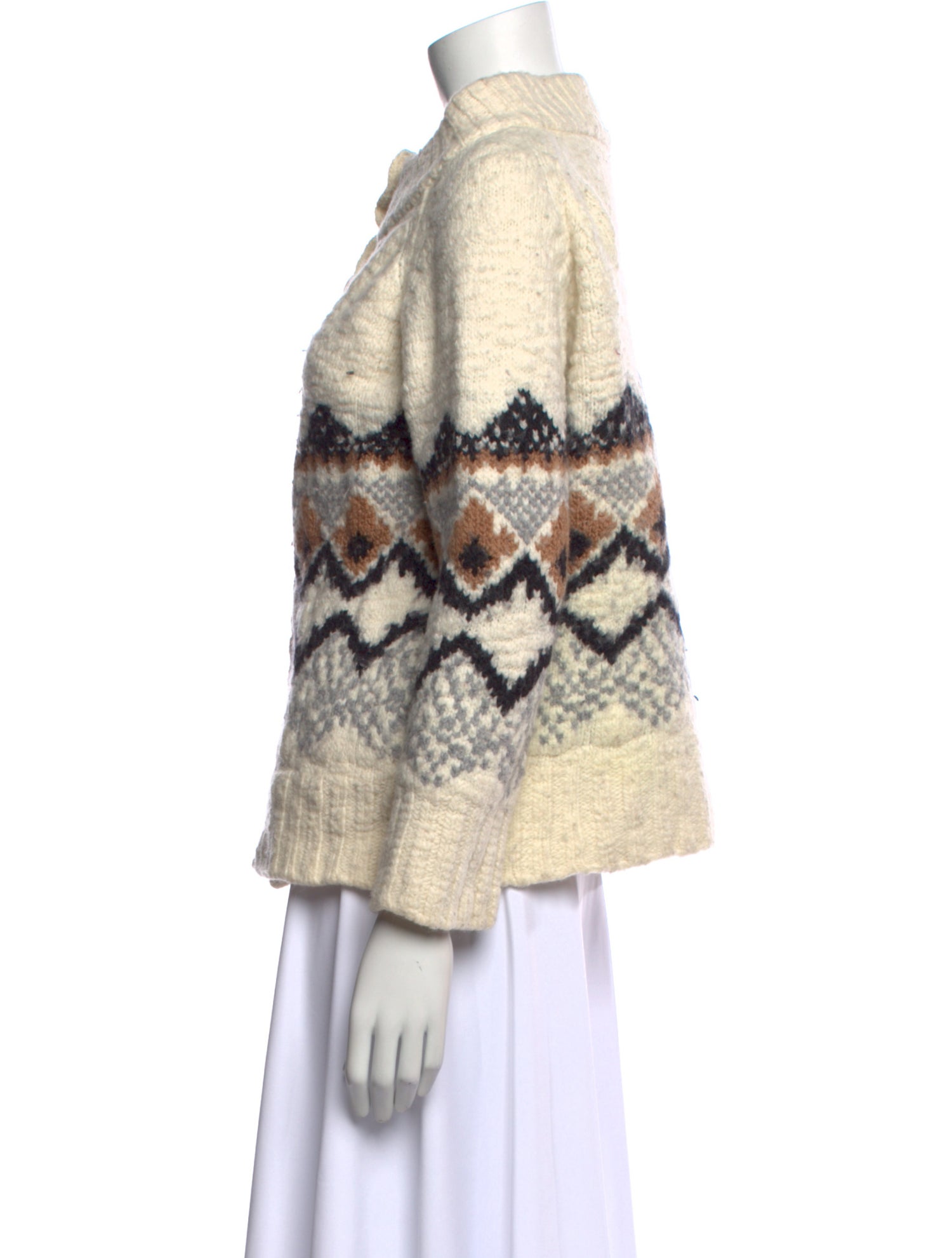 Vanessa Bruno Wool Printed Sweater