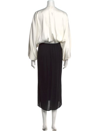 Vanessa Bruno V-Neck Long Dress