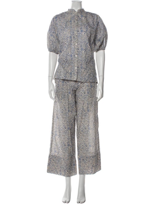Vanessa Bruno Paisley Print Pant Set