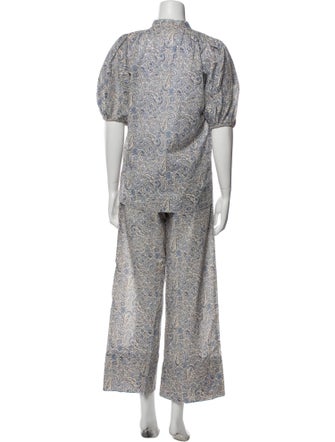 Vanessa Bruno Paisley Print Pant Set