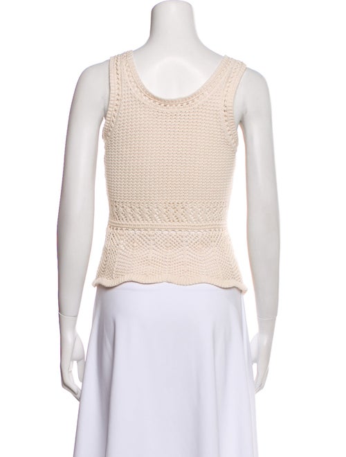 Vanessa Bruno Scoop Neck Sleeveless Crop Top