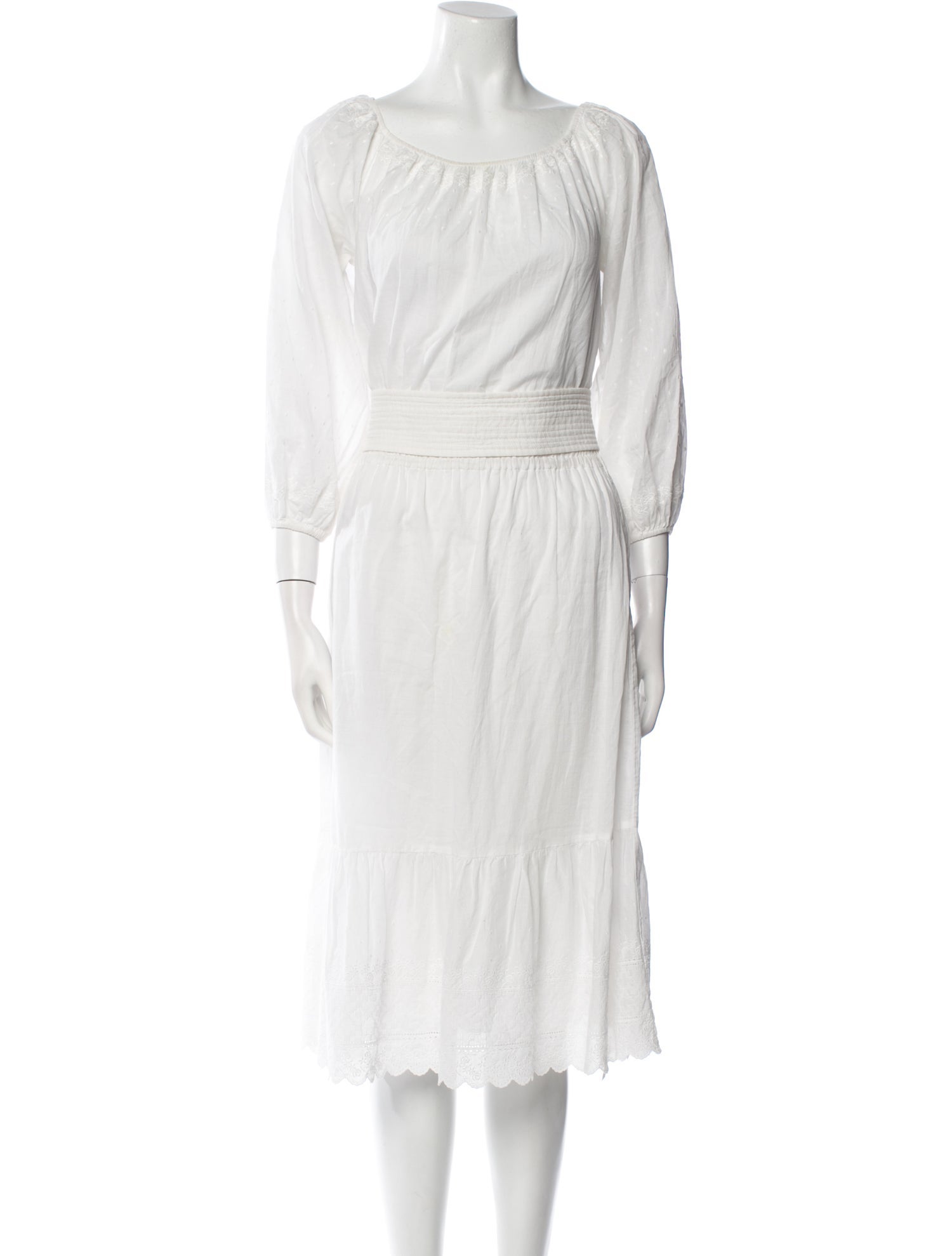 Vanessa Bruno Scoop Neck Knee-Length Dress