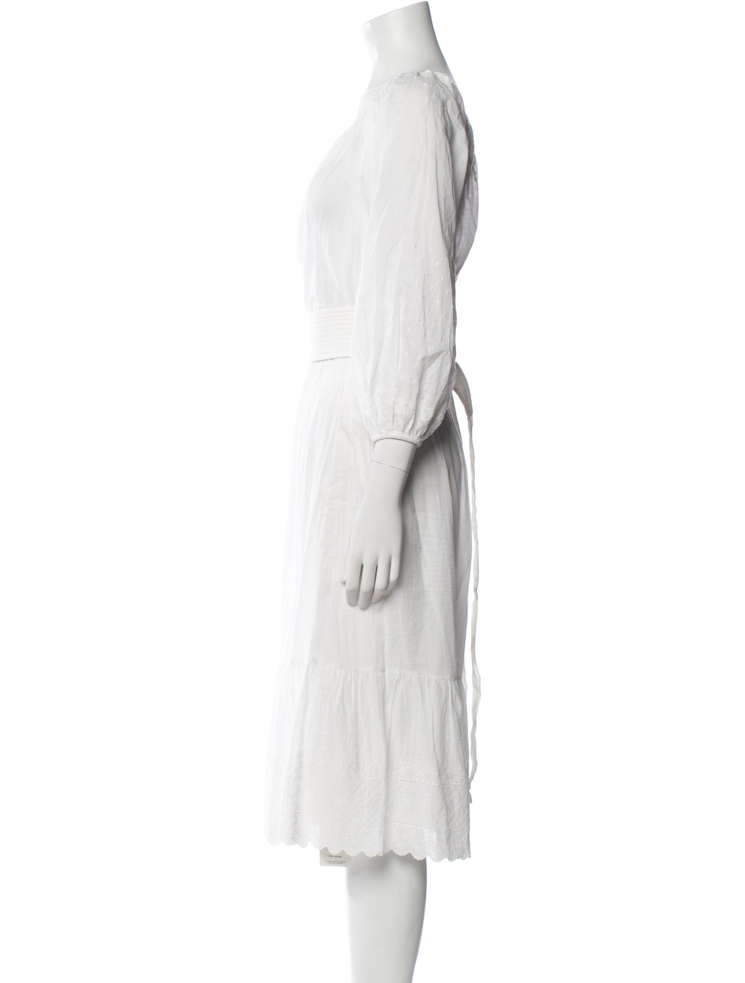 Vanessa Bruno Scoop Neck Knee-Length Dress