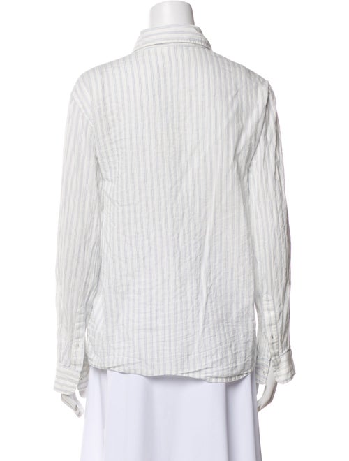 Vanessa Bruno Striped Long Sleeve Button-Up Top