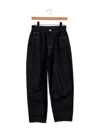 Vanessa Bruno High-Rise Straight Leg Jeans