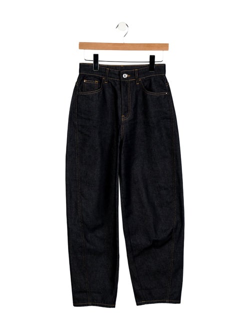 Vanessa Bruno High-Rise Straight Leg Jeans