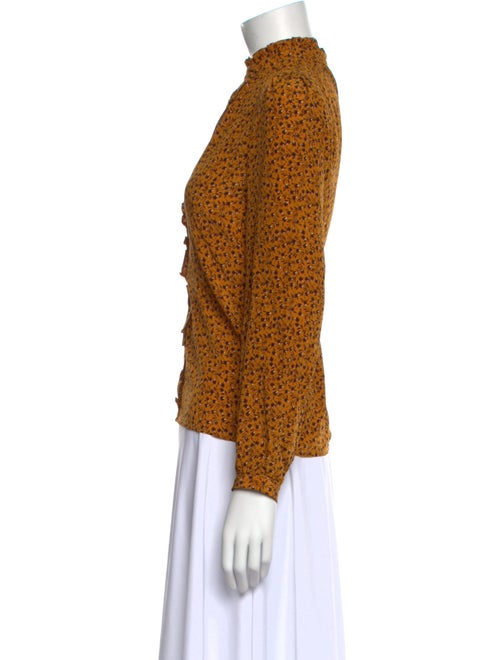 Vanessa Bruno Silk Animal Print Blouse