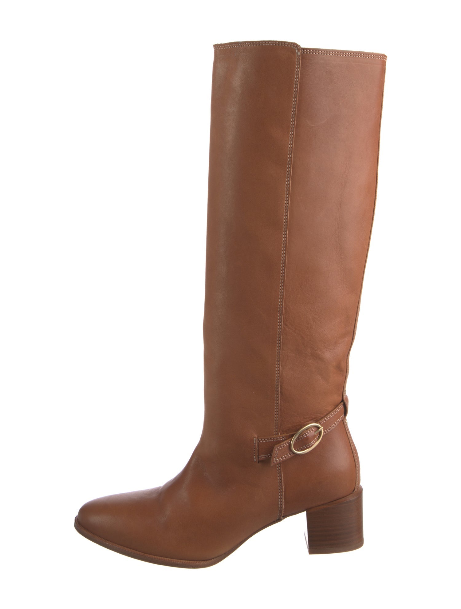 Vanessa Bruno Leather Riding Boots