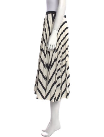 Vanessa Bruno Striped Knee-Length Skirt