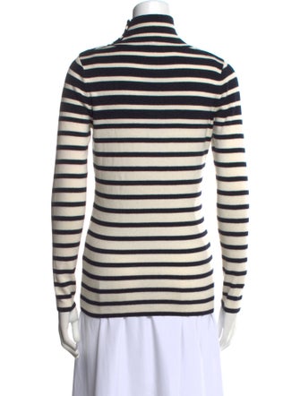 Vanessa Bruno Striped Turtleneck Top